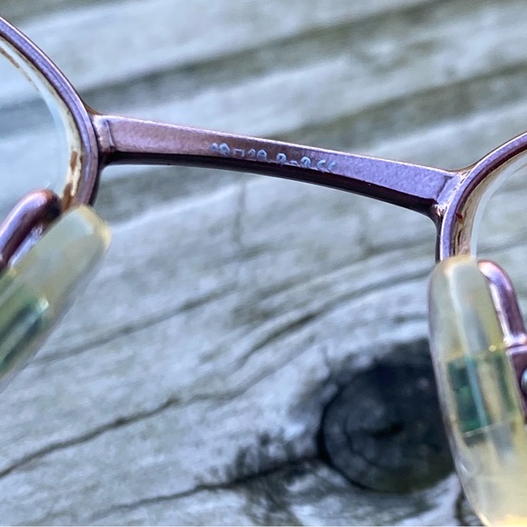 Ralph Lauren glasses frames Red metallic made in Italy - Picture 8 of 11